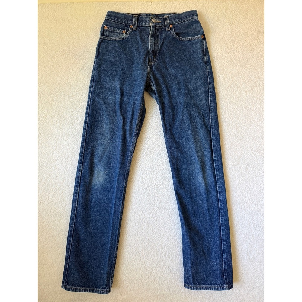 Vintage Levi's 505 Jeans Men's 29 (Fits 27x32) Blue Regular Straight Y2K 2002